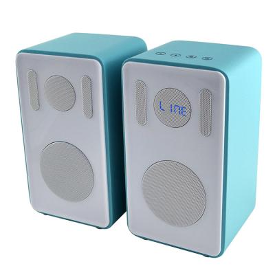 China Home Theater Wireless Portable Bluetooth 2.0 System Bookshelf Audio Speaker with RCA IN for TV for sale