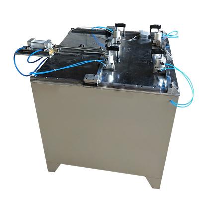 China Products Semi-automatic frame making machine MDF foam fast-drying solid wood glue 45 degree cut corner nail corner photo frame machine for sale