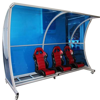 China Soccer field football team outdoor shelter with car seats for sale