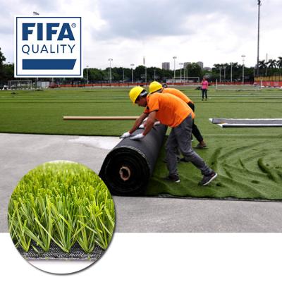 China Professional Artificial Infill 40mm Infill Soccer Turf Artificial Turf Grass With Silica Sand Infills X40 for sale