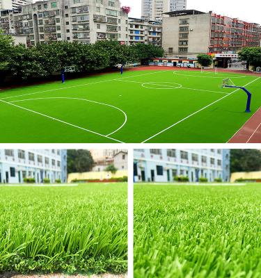 China Home Landscaping and Decoration Football Artificial Grass Football Field Synthetic Grass 35mm for sale