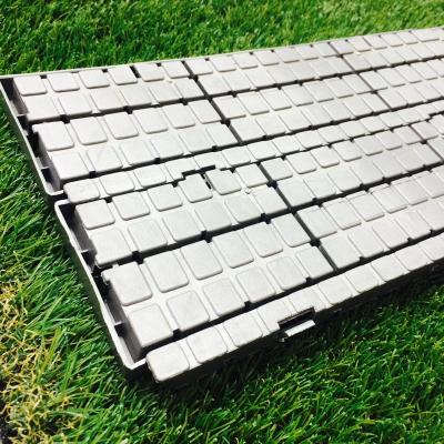 China Temporary Floor Interlocking PEDESTRIAN TURF TILE for sale