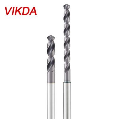 China Straight Metal Drilling Vikda Shank HSS Powder Drill Bit CNC Machine Processing Twist Super Hard Coating Drill Bit Te koop