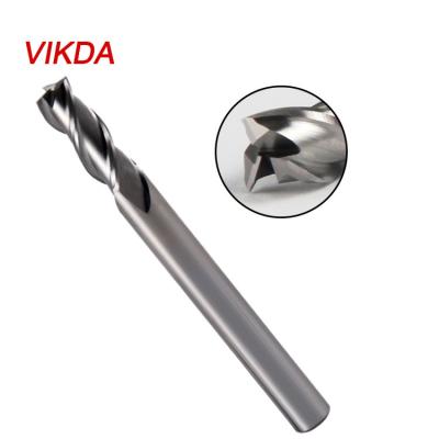 China Vikda Machining Cnc Cutting HSS M42 Precise Single Straight Milling Cutter For Aluminum And Alloy Steel Cutting Cnc Router Bit Set Te koop