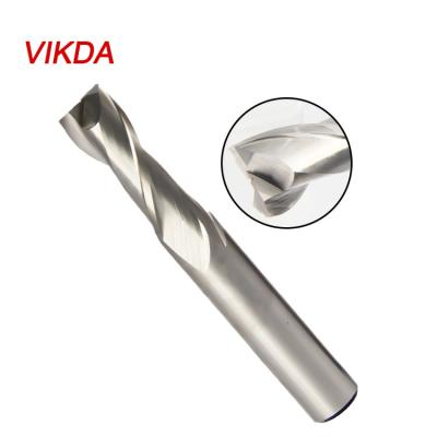 China Vikda HSS M42 Two Eadge CNC End Mill Milling Machining Multifunctional Cutter For Cutting Fresas Para Aluminum Router Te koop