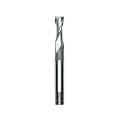 中国 VIKDA HIGH SPEED STEEL-- HSS Co8 2 flute end mills with thread shank threadmill/China cutting tools manufacturer 販売のため