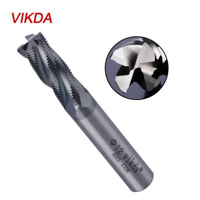 China Vikda CNC Machining Long Life M42 Wave Milling Coated Edge Corrugated Milling Cutter Fine Tooth For Aluminum And Carbon Steel Opening for sale