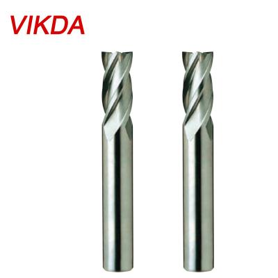 Cina Cemented Carbide Vikda Carbide Inch 4 Flute Milling Cutter Cnc Machine Tool Solid Applied Aluminum Processing Cutter in vendita