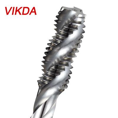 China M35 (Co HSS) Vikda High-Performance Spiral Groove Taps Containing Cobalt HSS Are Specially Used For Stainless Steel Processing for sale