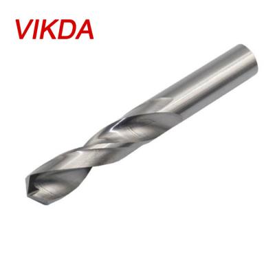 China Vikda Metal Drill Bits 55 Degree Tungsten Shank Twist Drill Bit Metal Carbide Steel Straight Drill Bits for sale