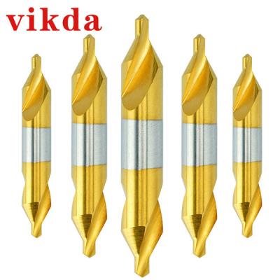 China VIKDA HSS Co HIGH SPEED STEEL Center Drills with CAN LINER HSS Center Drills zu verkaufen