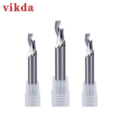 China CNC Process HSSco8 Single Flute Cutter HSS Milling Tool for Window Door Copy Router and Milling Machine 5*60mm en venta