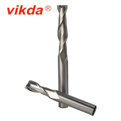 Cina Vikda Milling Tools 2 Flute Steel HSS Co8 End Mill With Regular Length in vendita