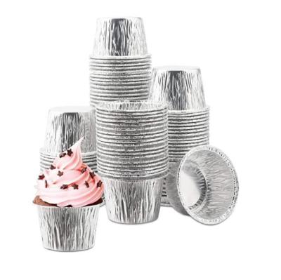 China FoodCooking Hotsale 3OZ Disposable Roll Aluminum Foil Cupcake for sale