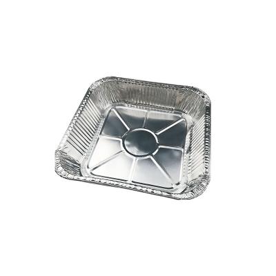 China Square aluminum foil ready-to-eat box for cake for sale