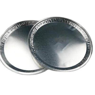 China FoodCooking Flower Round Aluminum Foil Roasting Turkey Pizza Pan Disposable Aluminum Foil Tray for sale