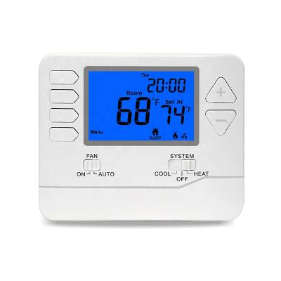 China 2 Heat Air Conditioner Best Modern Cool Wall Digital 5 2 1 1 Programmable Thermostat for sale