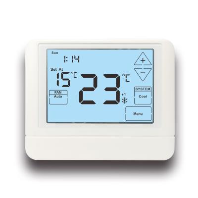 China Energy saving 24V heating and cooling thermostat for sale