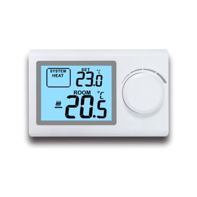 China Temperature Control 230V Battery Easy-Operated Omron Relay Digital HVAC Heating and Cooling Room Thermostat for sale