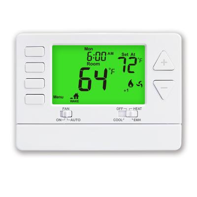 China DC 24V Digital LCD Display Modern Thermostat Temperature Adjustable Room Battery Thermostat With Heating System for sale