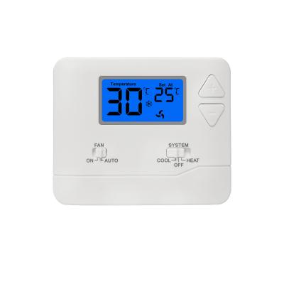 China Energy Saving Heat 1 Cool 1 24V Electric or Gas Thermostat for sale