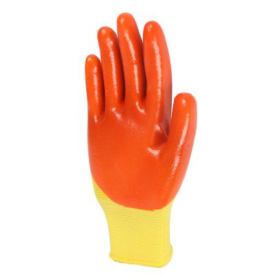 China Hot Sale Non Slip Indoor Outdoor Slip Resistant Resistant Knit Men Women Construction Gardening Fishing PVC Work Gloves for sale