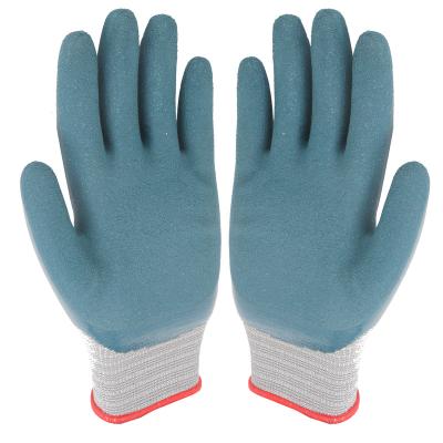 China Non-slip 15G Foam Rubber Grip Coated Industrial Safety Work Glove for sale