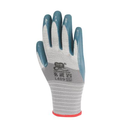 China Non-slip Rubber Foam Soft Wear Winter Thicken Safety Hand Gloves Construction for sale