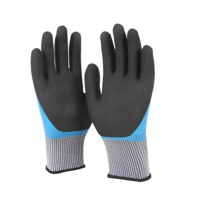 China Non-Slip Wholesale Durable Latex Work Double Layer Gloves for sale