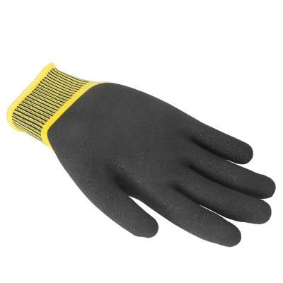 China Wholesale cheap high quality non-slip canvas latex work gloves for construction work for sale