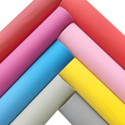 China Solid Color Matte Faux Leather Fabric Elastic Soft Elastic Backing Suitable For Sofa Jacket Making for sale