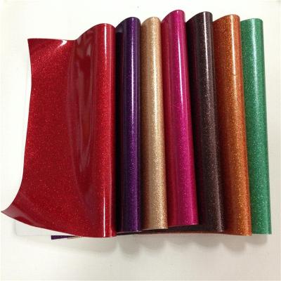 China Waterproof Shoes Bags Hanger DIY Sewing 0.6mm PU Leather Fabric Sheets Vinyl Glitter Canvas Faux Material for sale