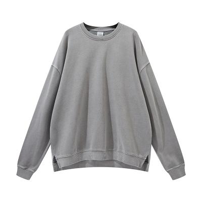 China Breathable new style soft vintage washed hoodie sweatshirt and pants retro fashion two-piece suit for sale