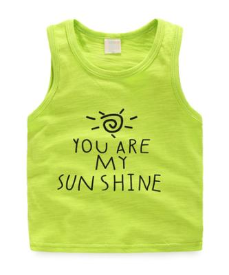 China Wholesale Children's Boutique Clothing Tank Top Baby Clothes Anti-Shrink for sale