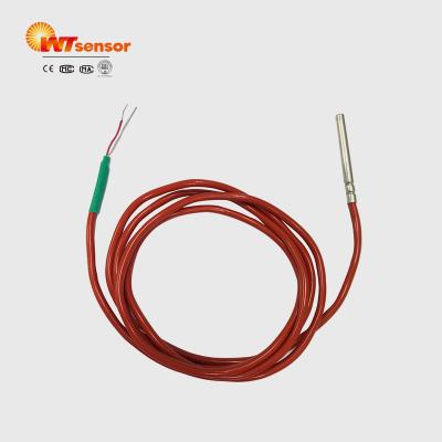 China 304 PT100 PT1000 Platinum Resistance Temperature Sensor Temperature Transmitter Selectable CE RoHS for sale