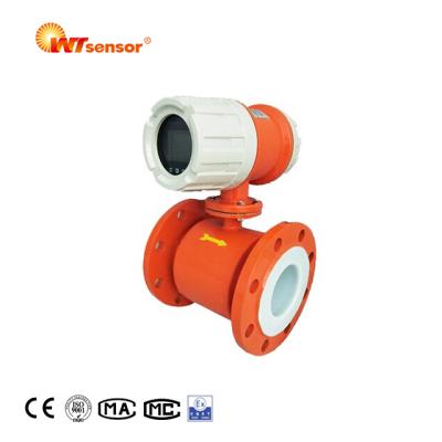 China PTFE DN15-DN2400 0.2% Accuracy Local Display Integrated Electromagnetic Flowmeter for sale