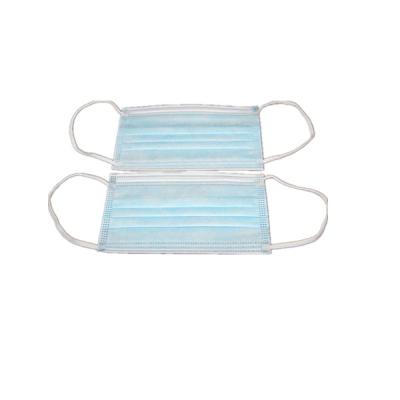 China Medical Earloop Or Tie 3ply Adult Disposable Non Woven Face Mask Top for sale