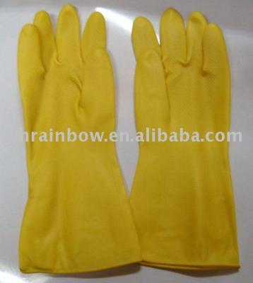 China Latex Household Cleaning Gloves for sale