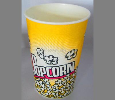 China Popcorn Disposable Paper Bucket for sale