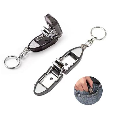 China Great Sharp for Travel or Toenail and Home Use Toenail Clippers Folding Safety Nail Cutter Nail Clipper with Key Chain for sale