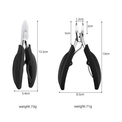 China Non-slip Toenail Clipper Stainless Steel Hardened Toenail Clipper Pedicure Manicure Tool Olecranon Toenail Cutter for sale