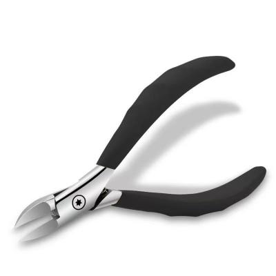 China High Quality Durable Stainless Steel Toe Nail Clipper With Soft Grip Non-slip Cuticle Nipper Nail Cutter for sale