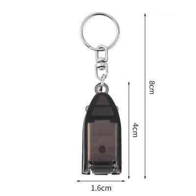 China New Professional Plastic Rotary Nail Trimmer Handle Nail Clippers Sharp Cutter Head Chain Multifunction Nail Balancing Tools for sale