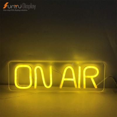 China Shops Trending Items Custom Dropshipping Acrylic Led On Air Neon Sign for sale