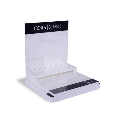 China New Fashion Acrylic Watch Display Stand Acrylic Watch Display Tray Stand Custom Design Acrylic Elegant Countertops for sale