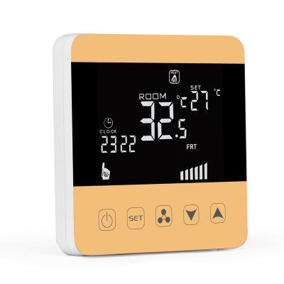 China Modern Modbus RS485 Hotel Keycard 0-10V Modulating Digital FCU Thermostat for sale