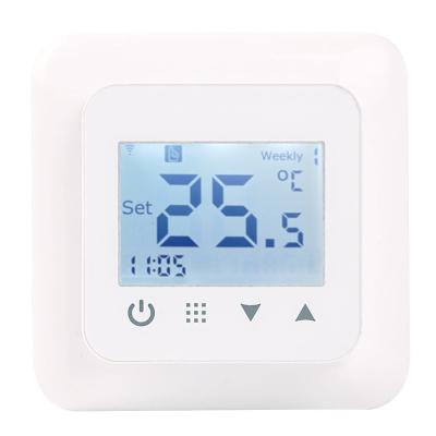 China OEM factory manufacture easy to use floor heating programmable electric thermostat HY518 for sale