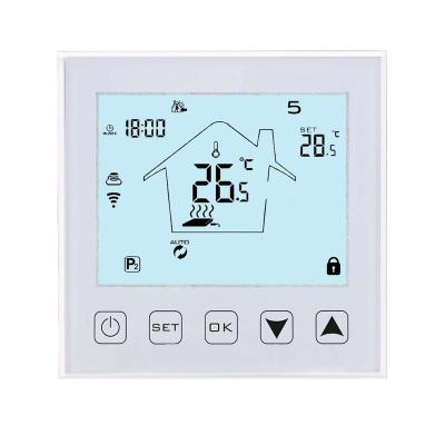 China easy heat thermostat smart wifi radiator thermostat 220v for floor heating system HY603 for sale