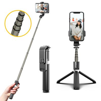 China 2020 New Design Digital Camera Aluminum Alloy Selfie Stick Tripod Flexible Selfie Stick for sale