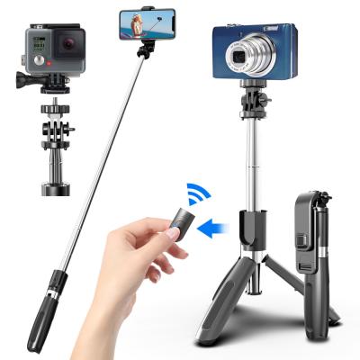 China New Design L02 Digital Selfie Camera Flexible Wireless Remote Selfie Stick Tripod Adjustable Length Selfie Stick for sale